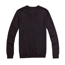 Custom V-Neck Pure Colour Fit Man Sweater